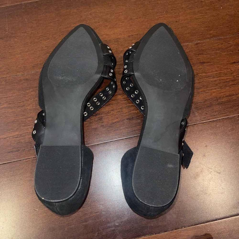 nwot GAP Women's Black Strappy Flats - Picture 5 of 7